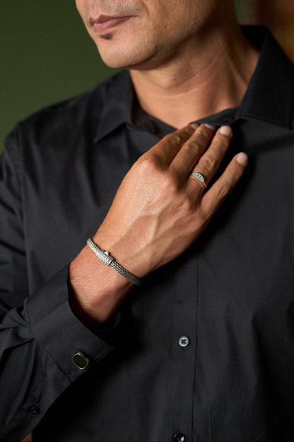 Maraux Iconic Sterling Silver Bracelet