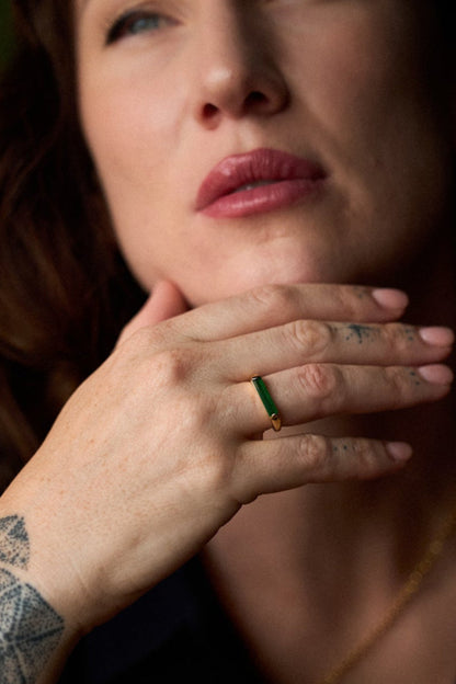 Soho Deep Green Ring
