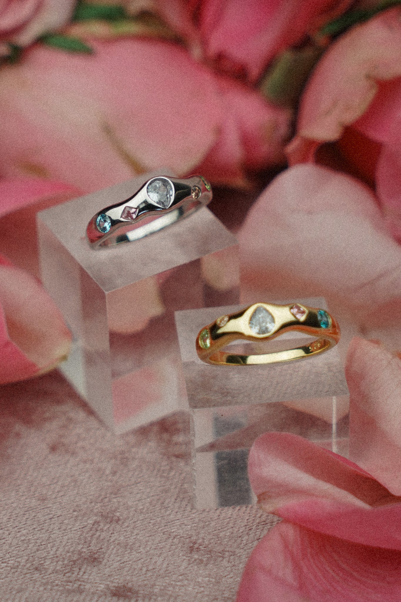 Jessica Pebble Ring. MarauxJewellery