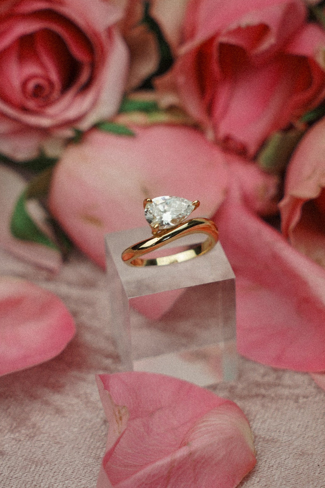 Water drop Pear cut Maraux Ring MarauxJewellery