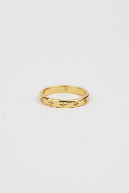 Celeste Star Band Ring