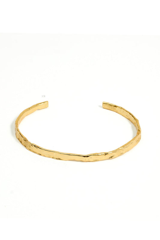 Olivia Hammered Cuff Bracelet MarauxJewellery