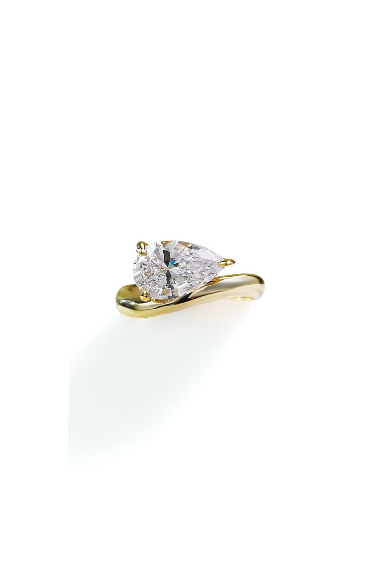 Ayla Pear Cut Ring MarauxJewellery