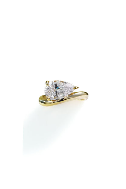 Ayla Pear Cut Ring MarauxJewellery