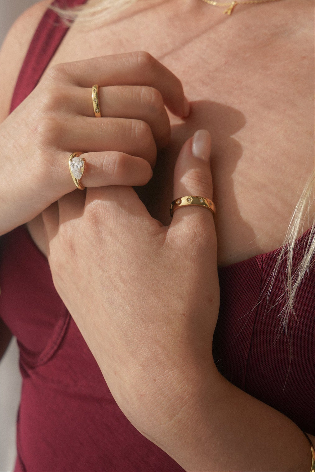 Celeste 2.0 wide ring band MarauxJewellery