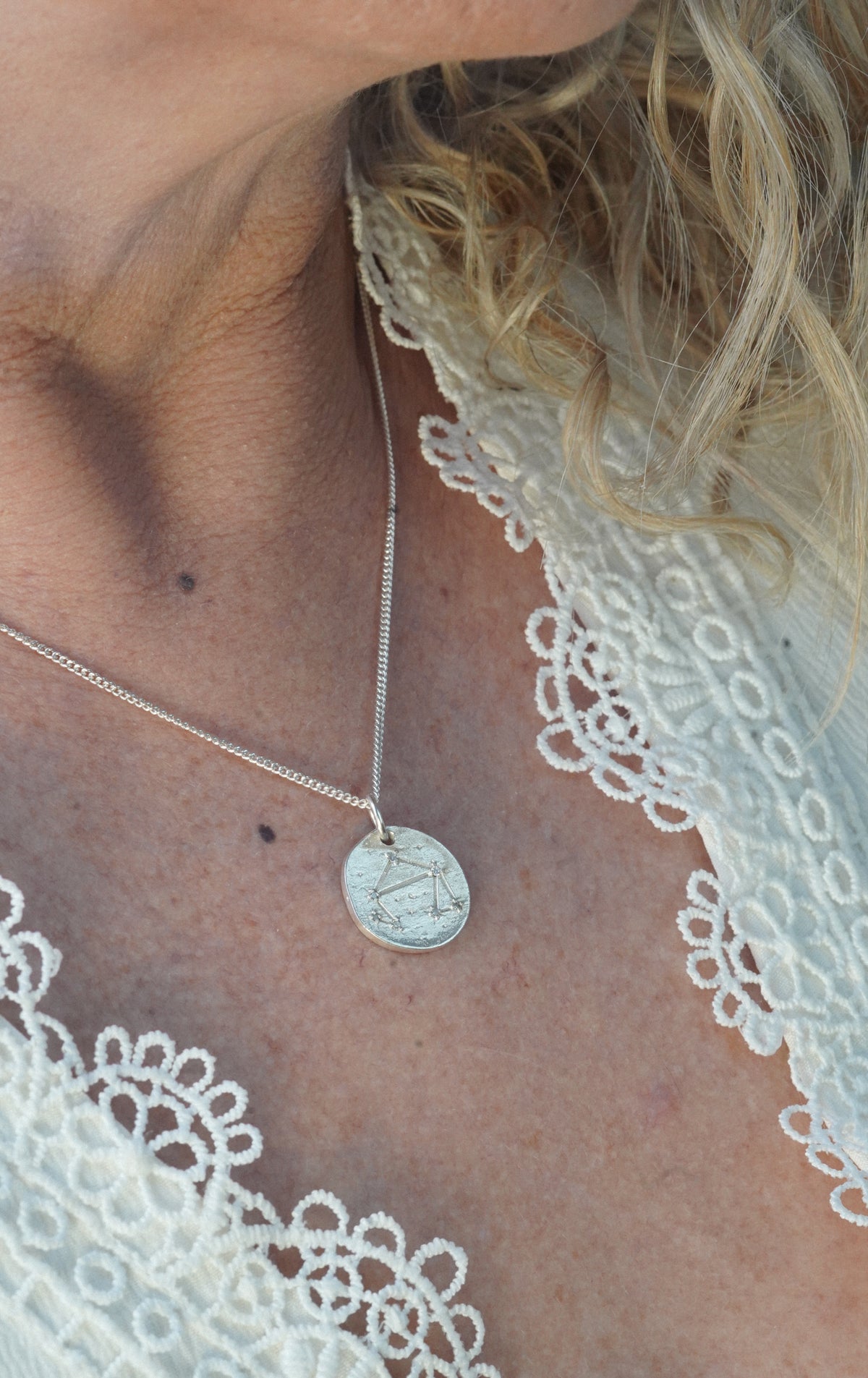 Libra: Star constellation necklace