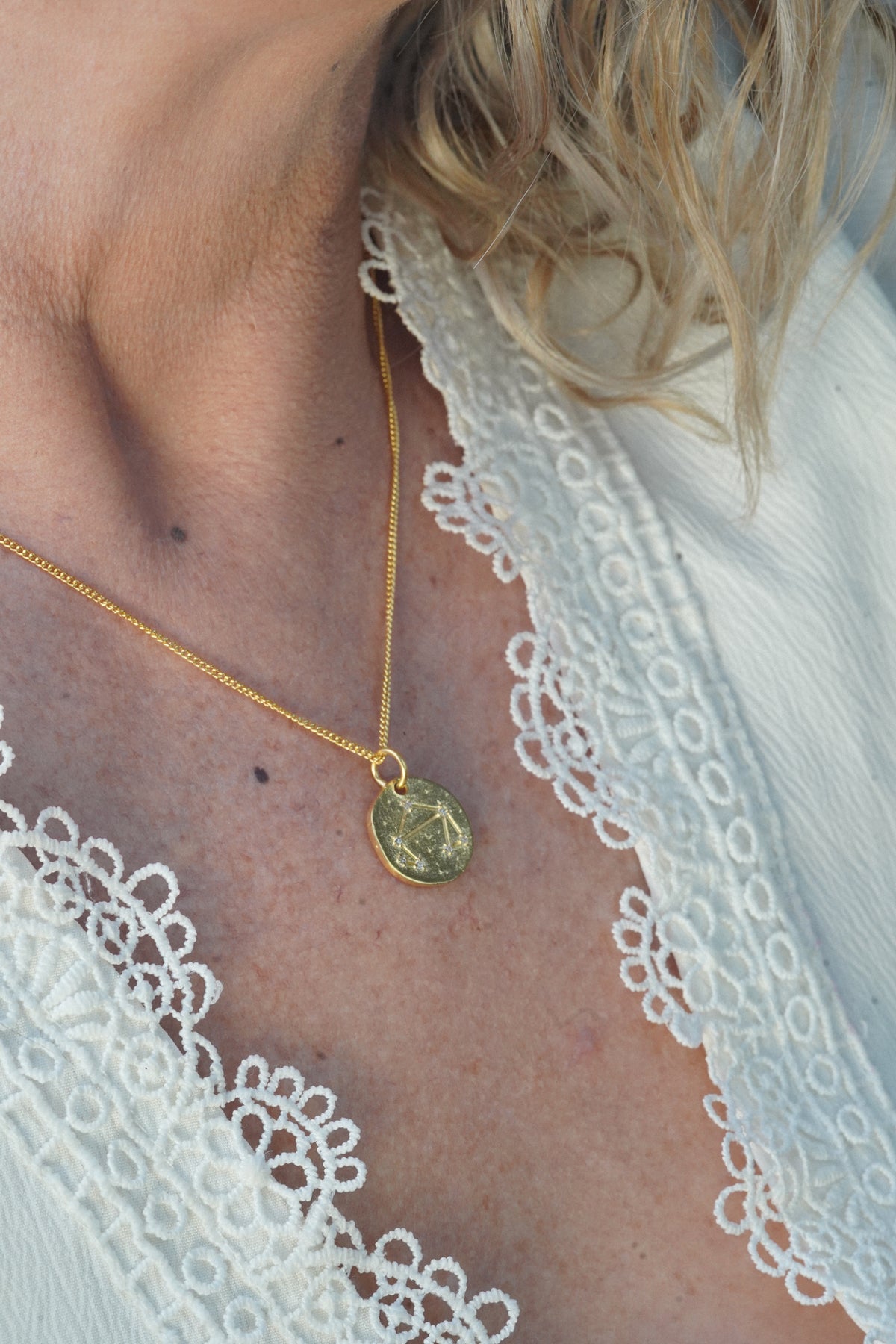 Libra: Star constellation necklace